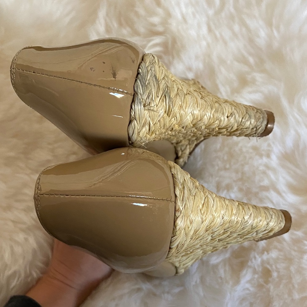 LK Bennett Maddox Wedge Pump in Nude Taupe - Picture 5 of 9